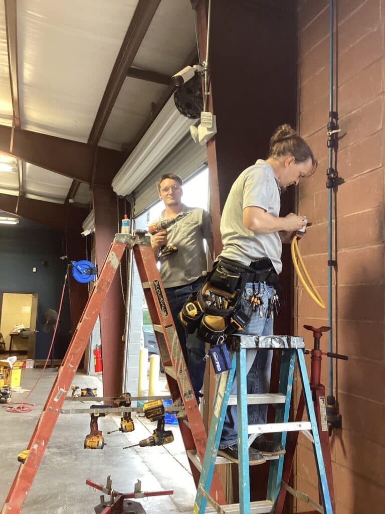 Pneumatic Air Hose Reel Installation in Semmes