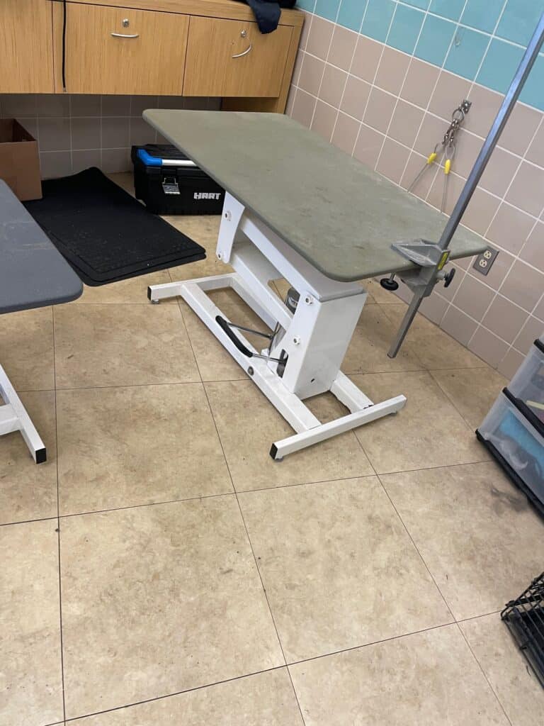 Hydraulic Lift Installation for Grooming Table in Mobile